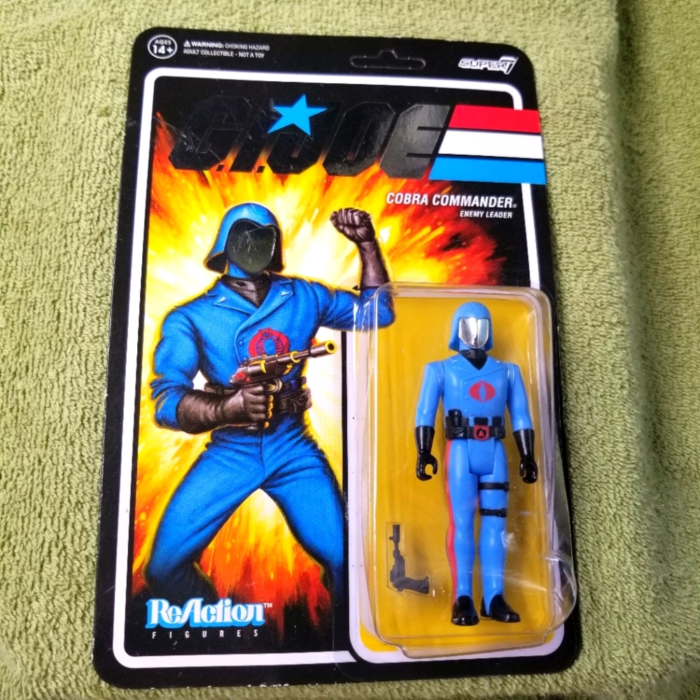GI Joe ReAction Figures Super 7 Cobra Commander New Sealed